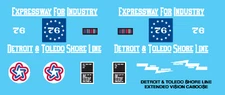 N Scale - DTSL Bicentennial Caboose Decals