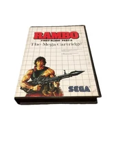 Rambo First Blood Part II (Sega Master System, 1986) Complete w/ Manual Tested
