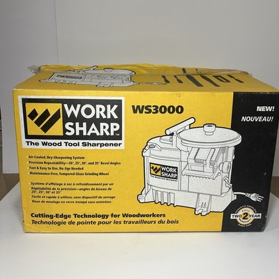 Work Sharp WS3000 Wood Tool Sharpener   Chisel & Plane Sharpening System NEW