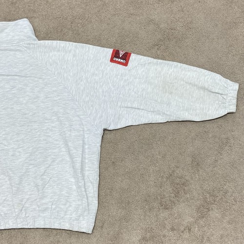 Vintage 90s Umbro Sweatshirt Men’s Large 1/4 Zip Drill Top Football Blokecore - Bild 20 von 24