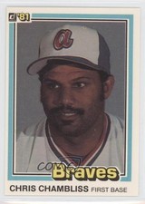 1981 Donruss Chris Chambliss #219 2u3