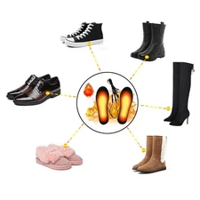 USB Electric Heated Shoe Insoles to Cut Foot Warmers Heat Boots Thermal Soles