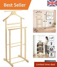 Möbel Men'S Valet Nature, Solid Wood - Size: W 47 cm X H 102 cm X D 36 cm, St...