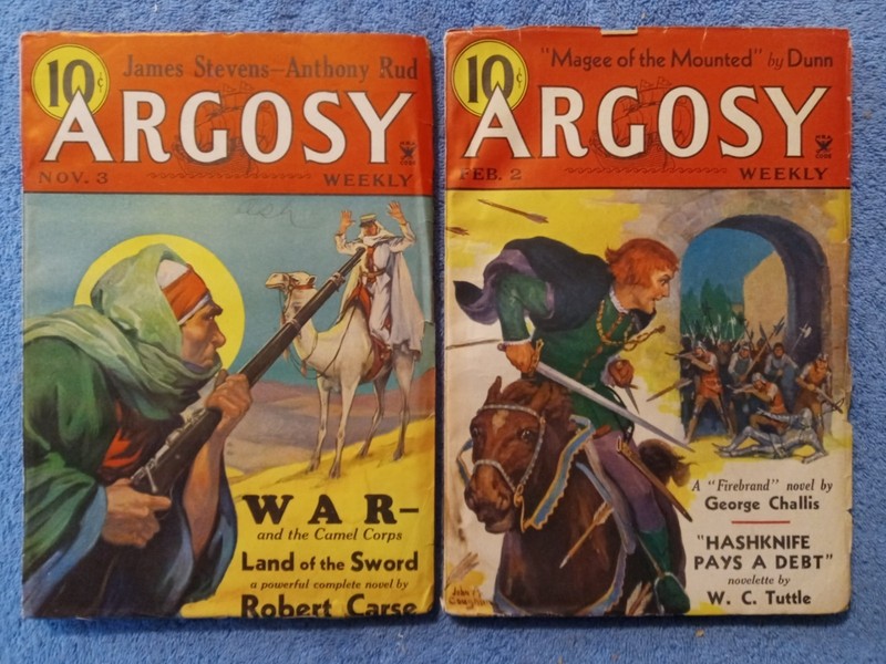 Argosy Weekly 2 Issue Lot 1934-35