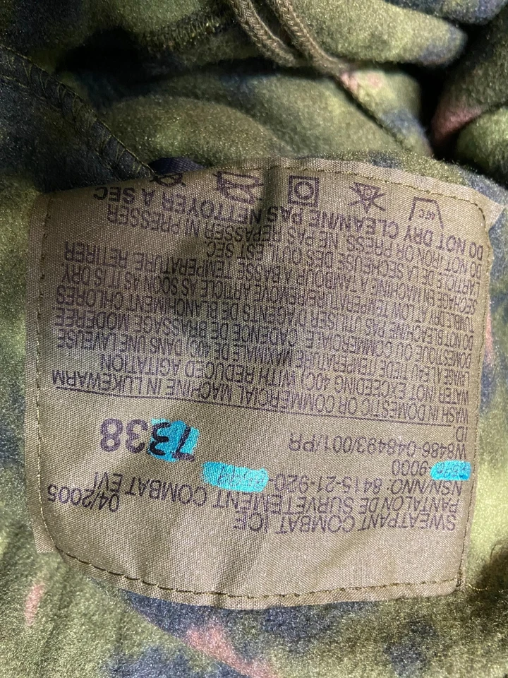 Canadian Armed Forces CADPAT Fleece Pants - 7338 - Image 2 of 3