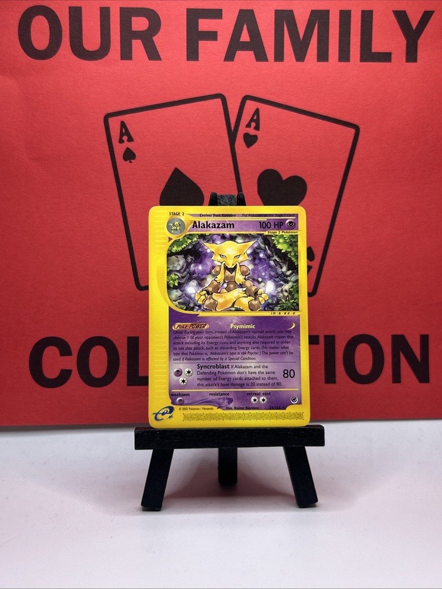 Alakazam 33/165 Expedition Base Set Regular Non Holo Rare Pokemon