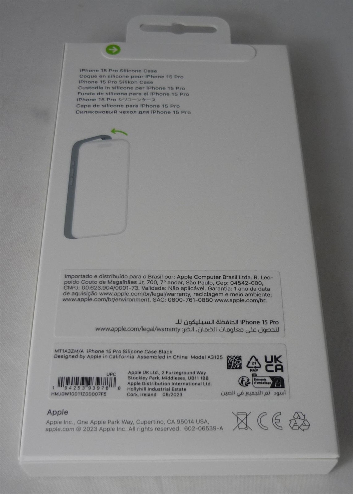 Custodia in silicone originale Apple per iPhone 15 Pro foto 3