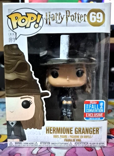 Funko Pop Harry Potter Hermione Granger Sorting Hat #69 EXCLUSIVE Vinyl Figure