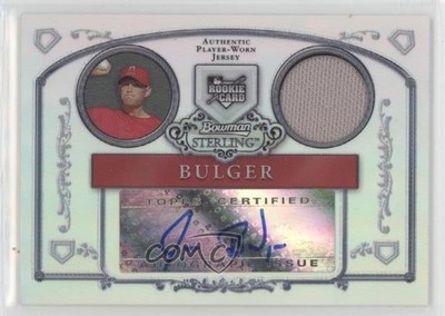 2006 Bowman Sterling Prospects Refractor 26/199 Jason Bulger #BSP-JB Auto sh7