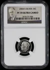 2004-S Proof Roosevelt Silver Dime 10c NGC PF70 UCAM Ultra Cameo