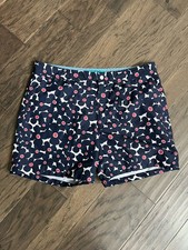 Bonobos Swim Trunks Mens Medium 36 Red And Blue 5 Inch Board Shorts Beach