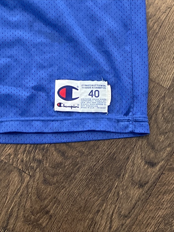 Camiseta Indianapolis Colts Marshall Faulk para hombre talla 40 azul campeón Foto 4 de 4