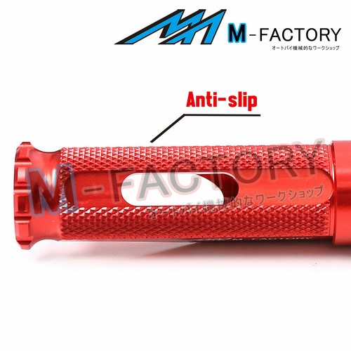 Fit Monster 600/620/oscuro todo el año CNC Shinobi estriberas delanteras ajustables - Imagen 2 de 15