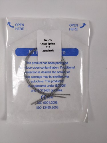 Dental Elastic Orthodontic NiTi Closed/Open Coil Spring 6/9/12/300mm 010/012 - Picture 22 of 22