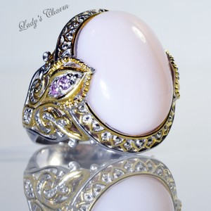 Michael-Valitutti-Gems-en-Vogue-Pink-Opal-Cabochon-Pink-Sapphire-Ring-Size-7