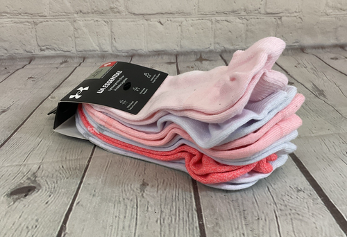 Under Armour Essential Breathable Lightweight No Show Socks Multicolor Medium - Picture 12 of 14