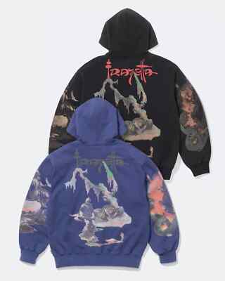 Supreme x Frank Frazetta Zip Up Hooded Sweatshirt Black Navy