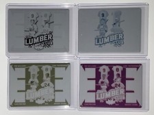 2024 Leaf Lumber Baseball Dwight Evans Ted Yastrzemski Printing Plate 1/1 Set