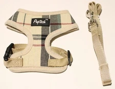 PUPTECK Dog Cat Harness and Leash Set EXTRA SMALL Adjustable Padded