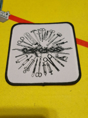 Carcass Woven Patch Death Metal Kutte ** Repulsion ** Benediction