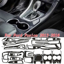 For Ford Fusion 2013-2016 5D Carbon Fiber Pattern Interior DIY Trim Decals