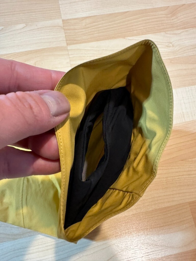 Viev Jacket Mens Large Yellow Dante Short Gore Tex  Rain Coat Hooded