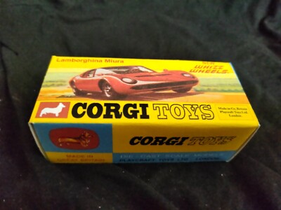 CORGI 342 LAMBORGHINI MIURA WHIZZ WHEELS UK