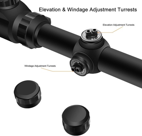 BESTSIGHT 3-9X40 Rifle Scope,Red & Green Illumination System,Rangefinder Reticle - Picture 6 of 7