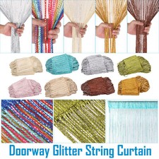 Elegant Curtain Door Hanging String Curtians Bedroom Living Room Doorway Lounge