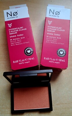 2x Hypercalm 2-Phase Cloud Serum ''No Make up''+Blusher ''Phase Zero''Wert 56,89 neu