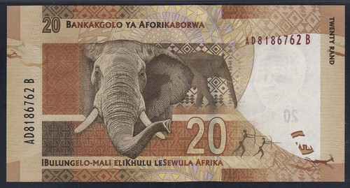 2012 South Africa, 10 20 50 100 200 Rand Set, Nelson Mandela, PMG 65-67 UNC - Picture 10 of 22