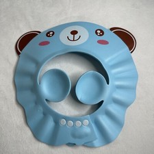 Baby Shower Cap Adjustable Silicone Shampoo Bath Cap Visor Cap Protect Eye Ear f