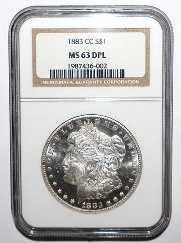 1883 CC Morgan Dollar NGC MS 63 DMPL