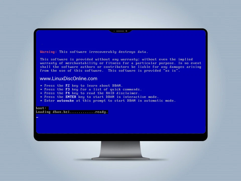DBAN Hard Drive Eraser Bootable USB - Nuke, Remove, Destroy, and Disk Wiper NEW - Image 3 of 4