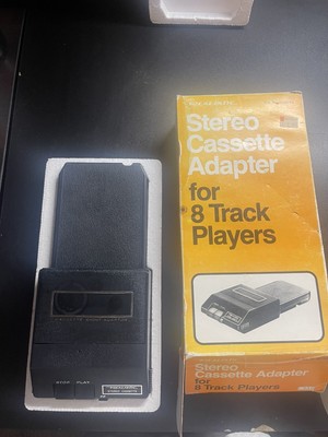 Vintage REALISTIC Stereo Cassette Adapter for 8-Track Players (B3)