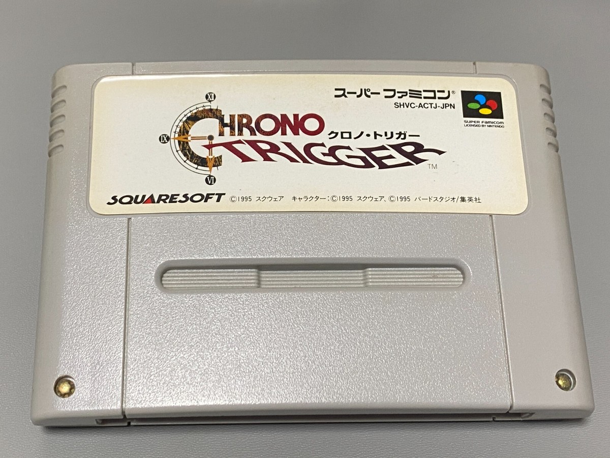 Nintendo SNES Super Famicom Game Soft CHRONO TRIGGER Japan Nintendo SNES Super Famicom Game Soft CHRONO TRIGGER Japan
