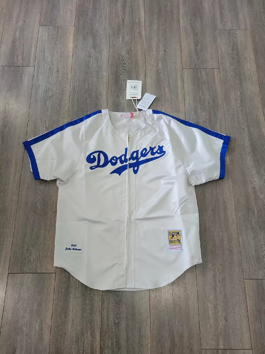 1949 AUTHENTIC JACKIE ROBINSON BROOKLYN DODGERS JERSEY 48 XL SATIN