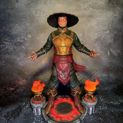 Mortal Kombat Raiden 9.8  Resin Statue | 12K Detailed Artwork | Gaming Figurine
