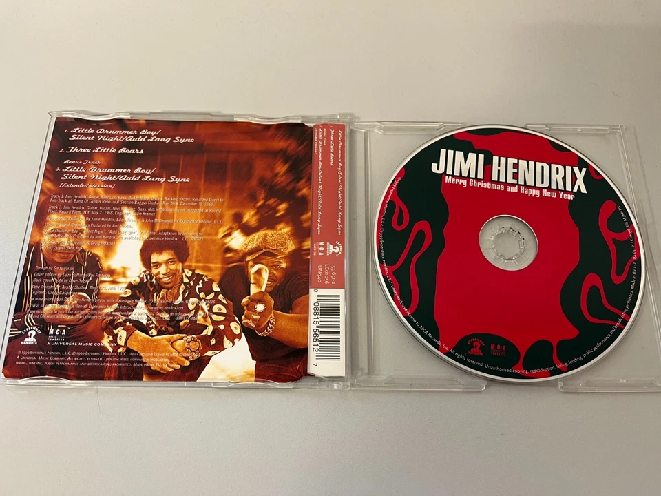 Jimi Hendrix – Merry Christmas And Happy New Year - CD Single © 1999 - Bild 2 von 2