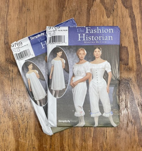 Civil War Undergarment Chemise Drawers Corset Misses Size 6 - 12 Simplicity 9769 - 第 3/6 張圖片