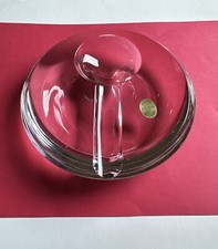 Bleikristall Spoon Rest 24% Lead Crystal Germany 6&rdquo;