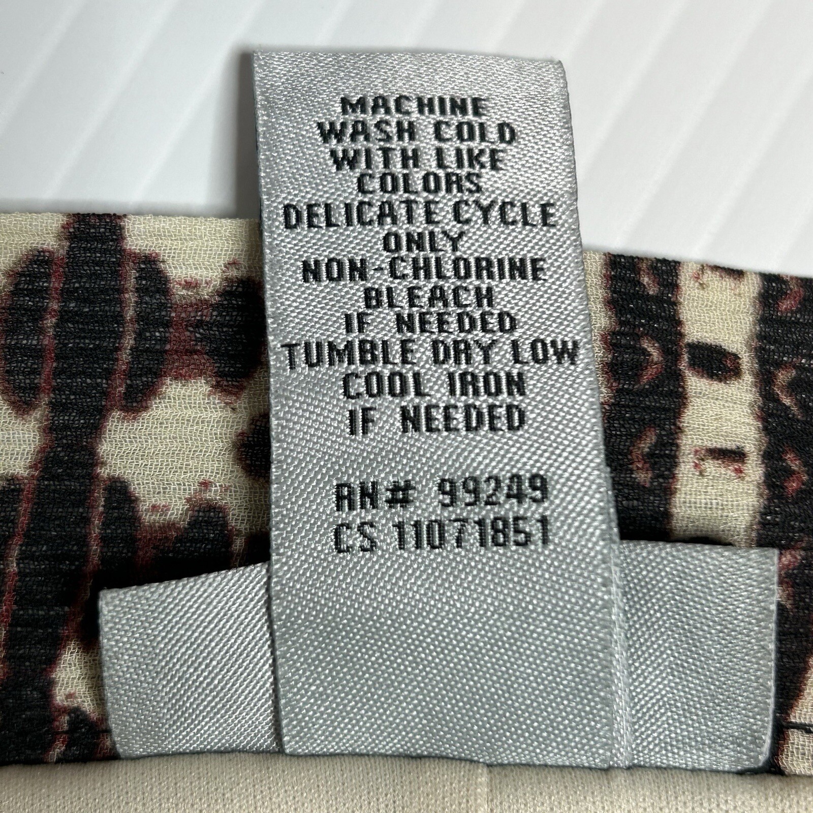 Vintage Catherines Brown Patchwork Fully Lined El… - image 6