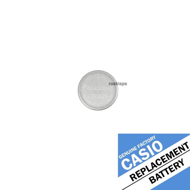 casio rechargeable watch battery