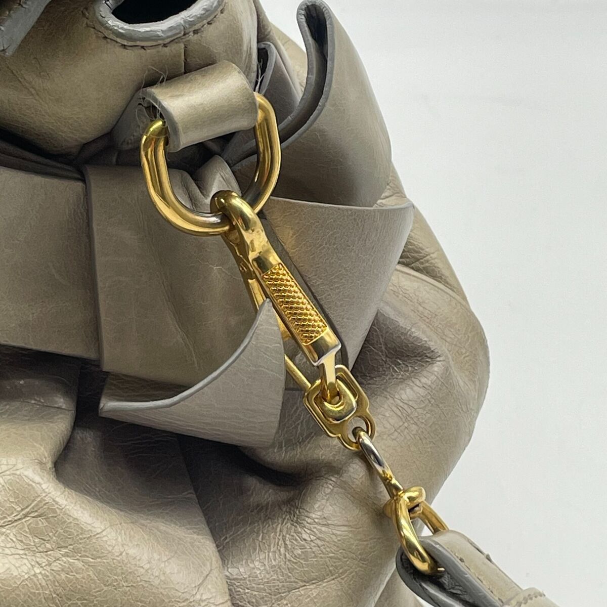 Miu Miu 2way Handbag Shoulder Bag Vitello Lux Beige Leather Miu Miu 2way Handbag Shoulder Bag Vitello Lux Beige Leather