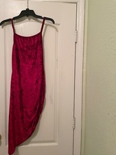 Shein Asymmetrical Bodycon Red Dress - Size M