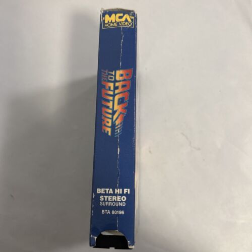 Back to the Future Beta (Not VHS) MCA Betamax Short Box *Error Label* rare htf - Picture 3 of 13