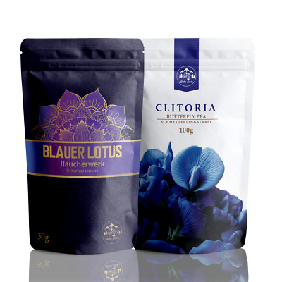 Blauer Lotus & Blaue Schmetterlingserbse Bundle