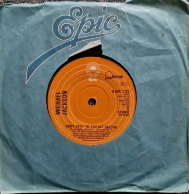 VINTAGE VINYL - DON'T STOP 'TIL YOU GET ENOUGH by MICHAEL JACKSON 7 INCH 45 RPM