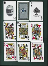 Mint USPC 1940 MINNEAPOLIS ATHLETIC CLUB Playing Cards w/Box & Custom Rare JOKER