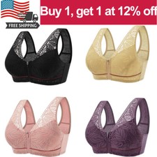 Ladies Zip Front Fastening Sports Bra Comfort Medium to High Impact Non Wired L